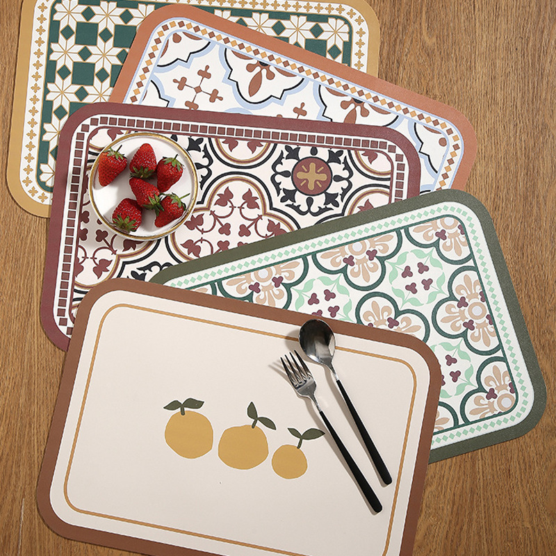 Kitchen Appliances Table - Ретро американский термостойкий коврик для столовых