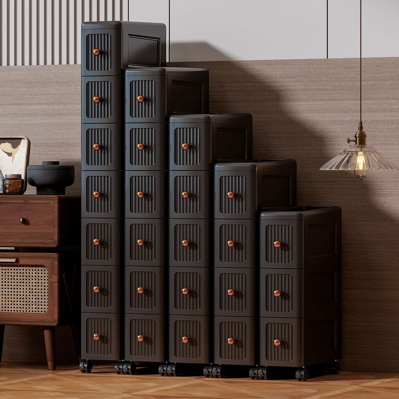 Kitchen Appliances Cabinet - Узкий выдвижной шкаф для хранения 15