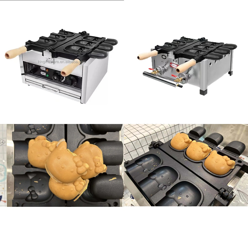 Ice Cream Maker Electric - Электрическая вафельница 121hot в форме животных