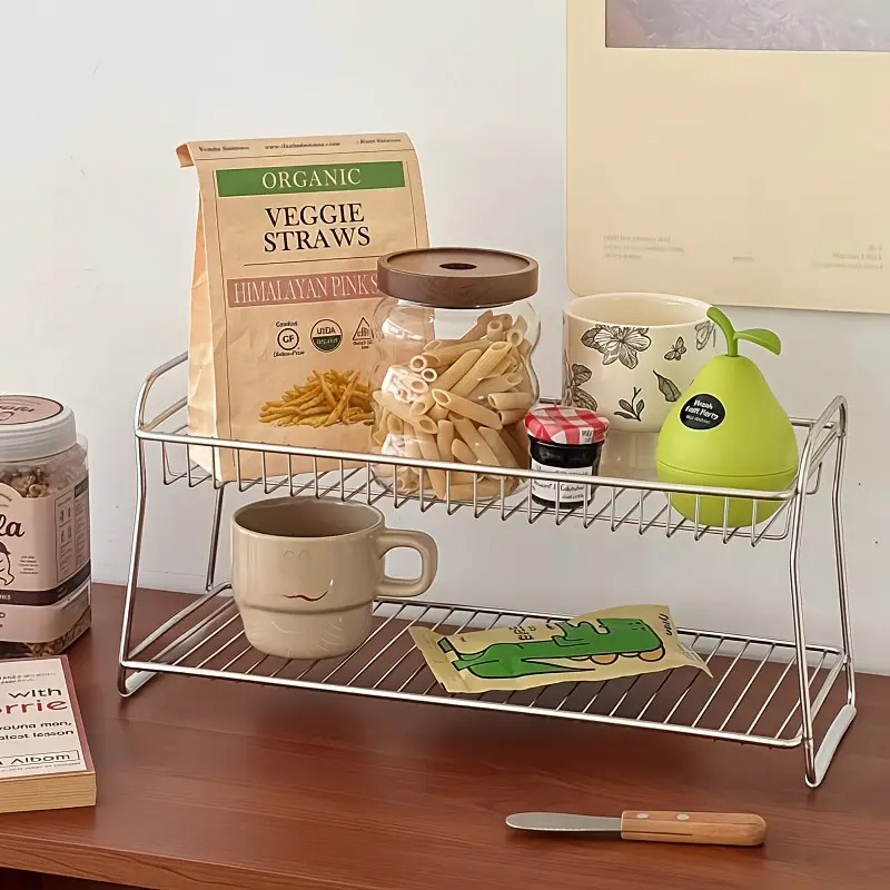 2-уровневая стойка для хранени – обзор и цена Kitchen Appliances Table