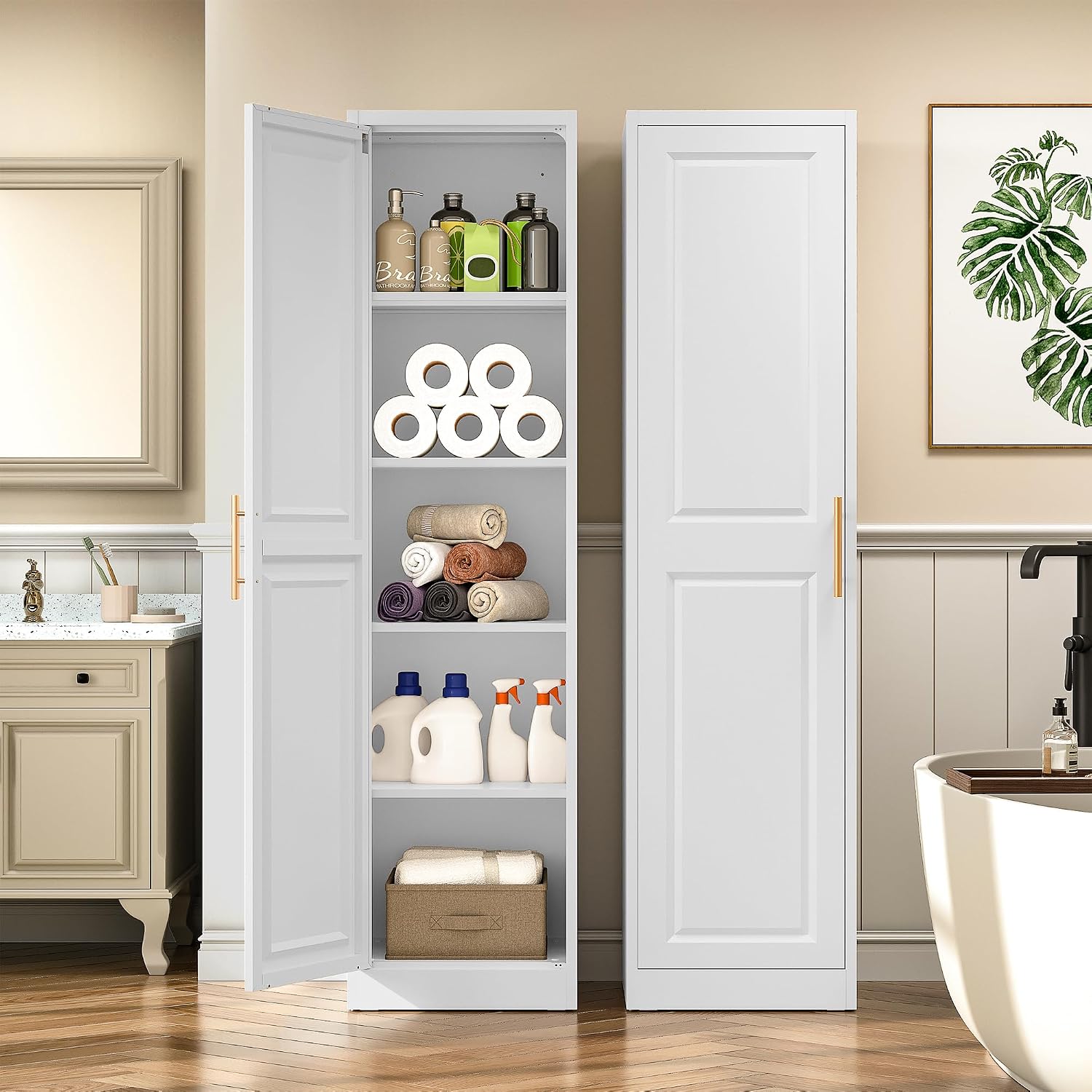 Высокий узкий шкаф для хранени – обзор и цена Kitchen Appliances Cabinet