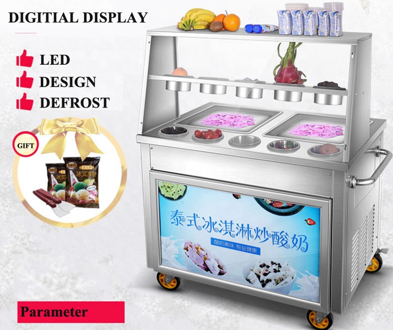 Машина для жарки льда Коммерче – обзор и цена Ice Cream Maker Electric