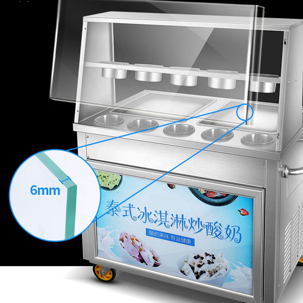 Машина для жарки льда Коммерче – обзор и цена Ice Cream Maker Electric